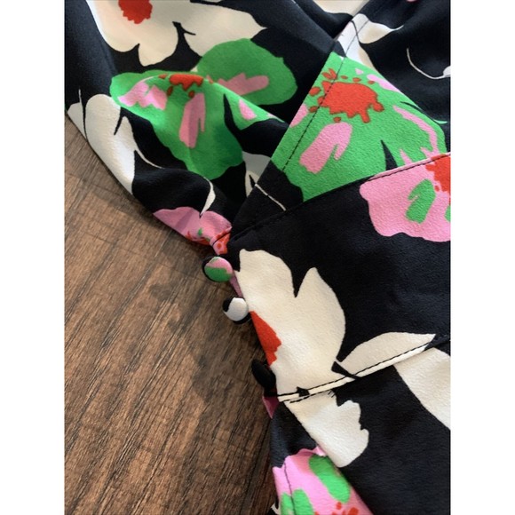 Women's Who What Wear Floral Print Sleeveless Dress, X-Small, NEW, 1020 - Picture 4 of 5